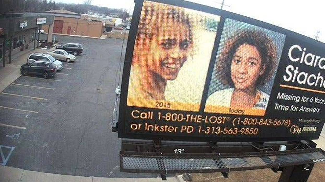 Billboard for missing 22-year-old Ciara Stacho
