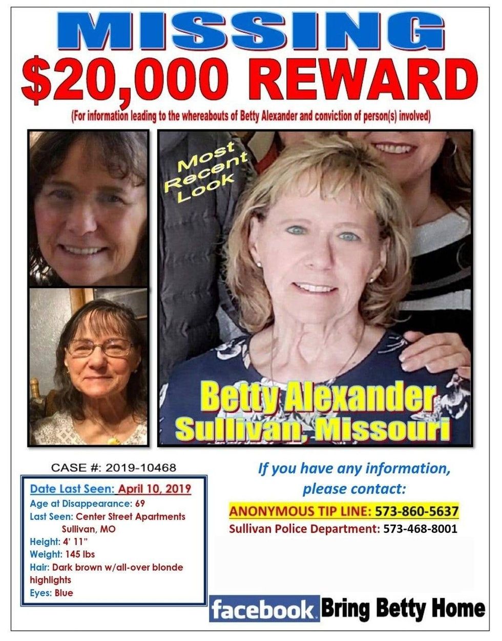 Billboard generates new lead in search for missing Sullivan woman