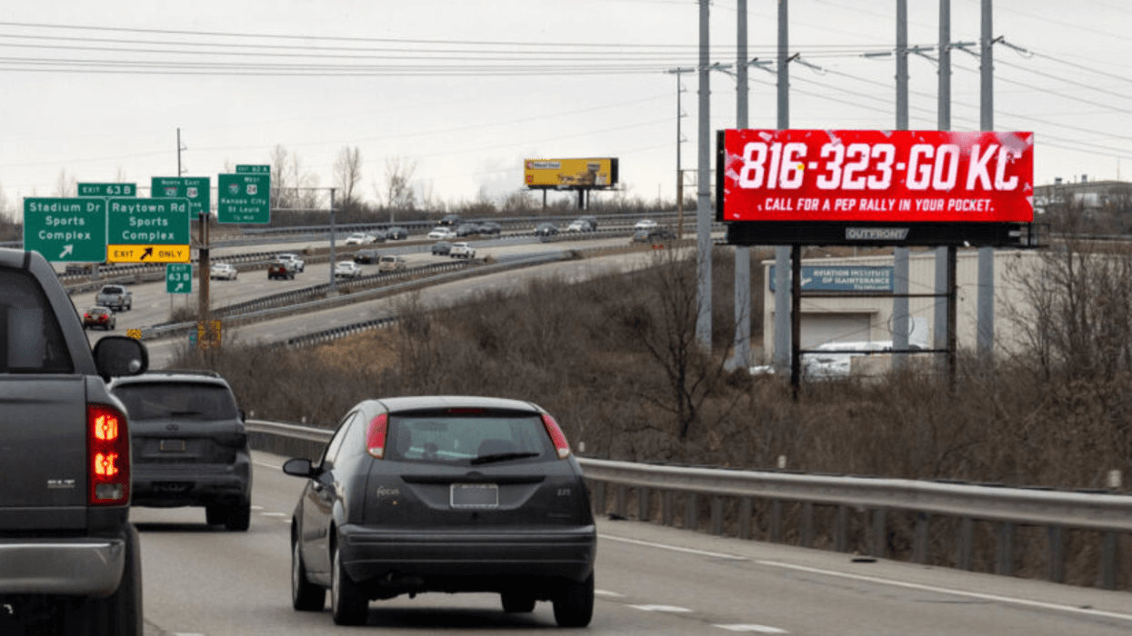 Billboard in Kansas City trolls Chiefs fans with Eagles fight song