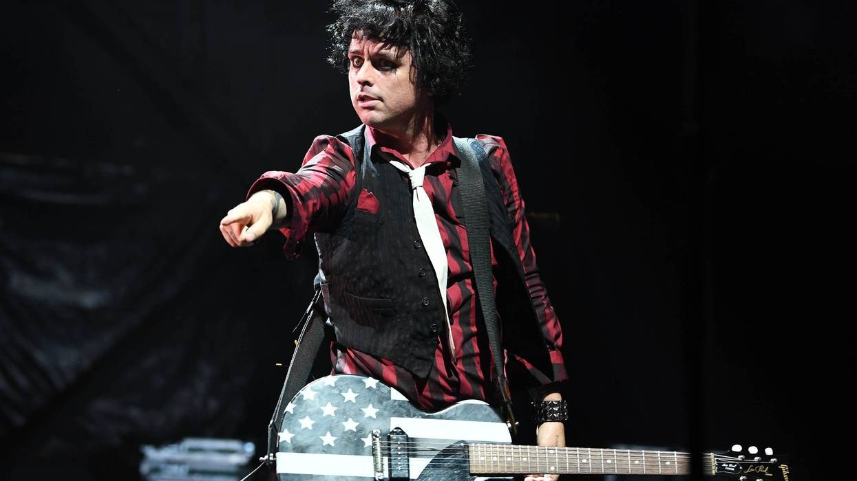 Billie Joe Armstrong of Green Day performs at the Coral Sky Amphitheatre
