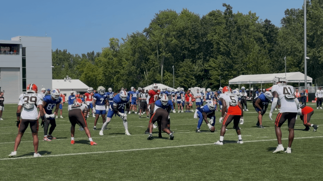 Bills tight ends have big day in practice against Browns