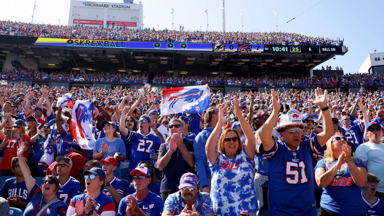 Bills fans at Highmark Stadium
