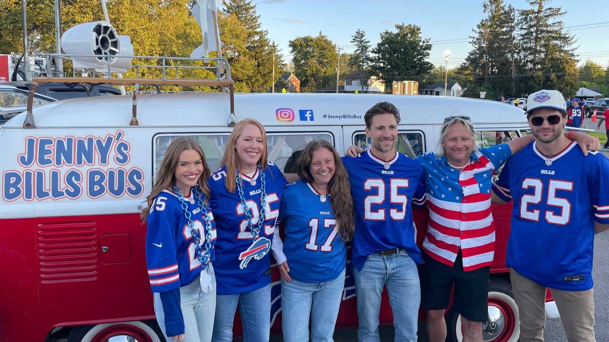 Bills Hallmark movie cast tailgating