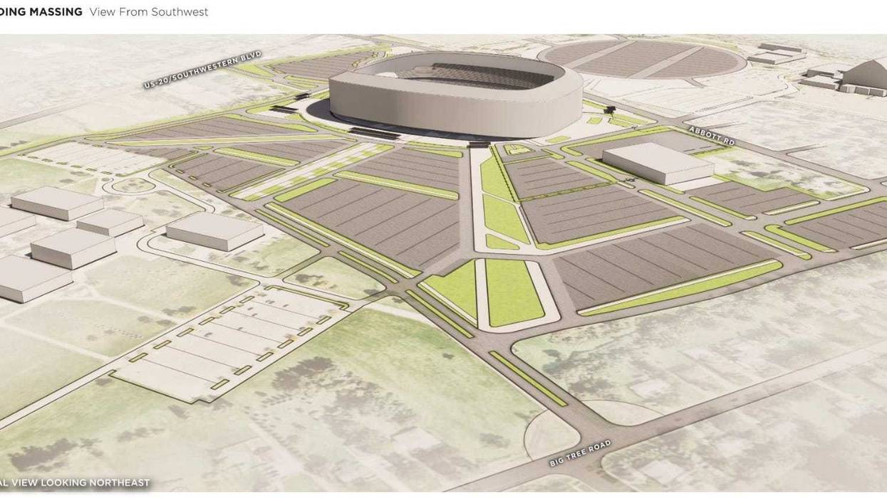 Bills stadium - Building massing