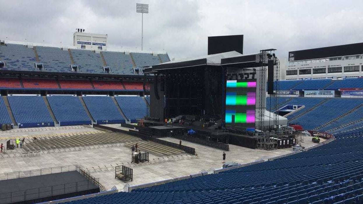 Bills Stadium prepares for Guns N Roses show. March 12, 2018