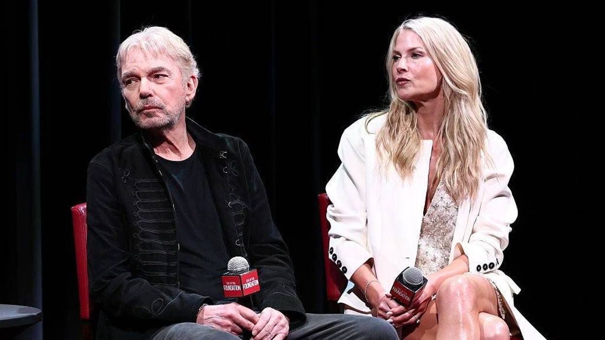 Billy Bob Thornton and Ali Larter of Landman