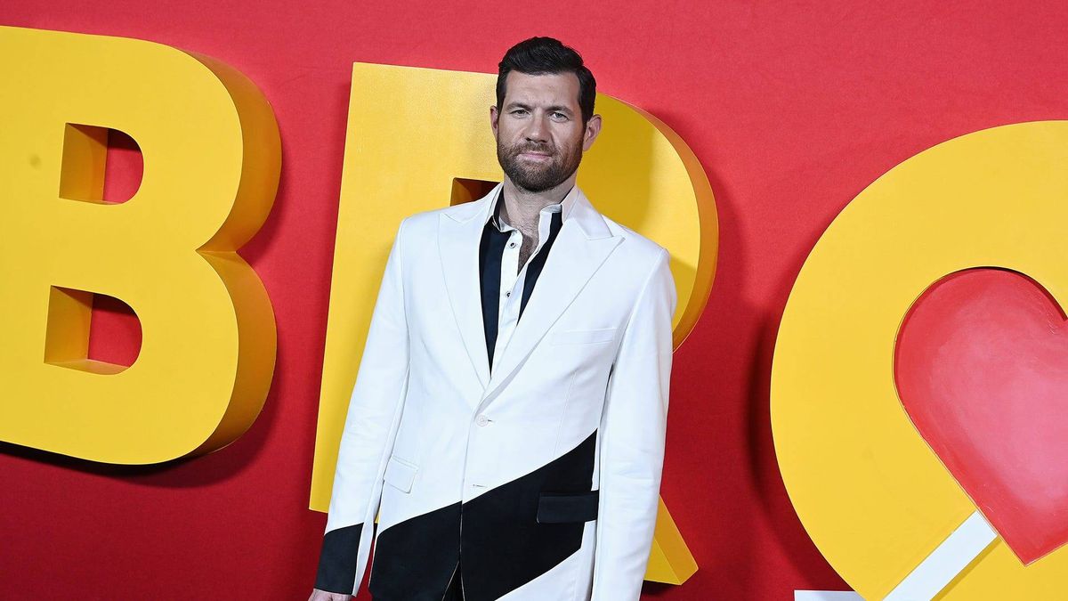 Billy Eichner at the New York premiere of 'Bros'