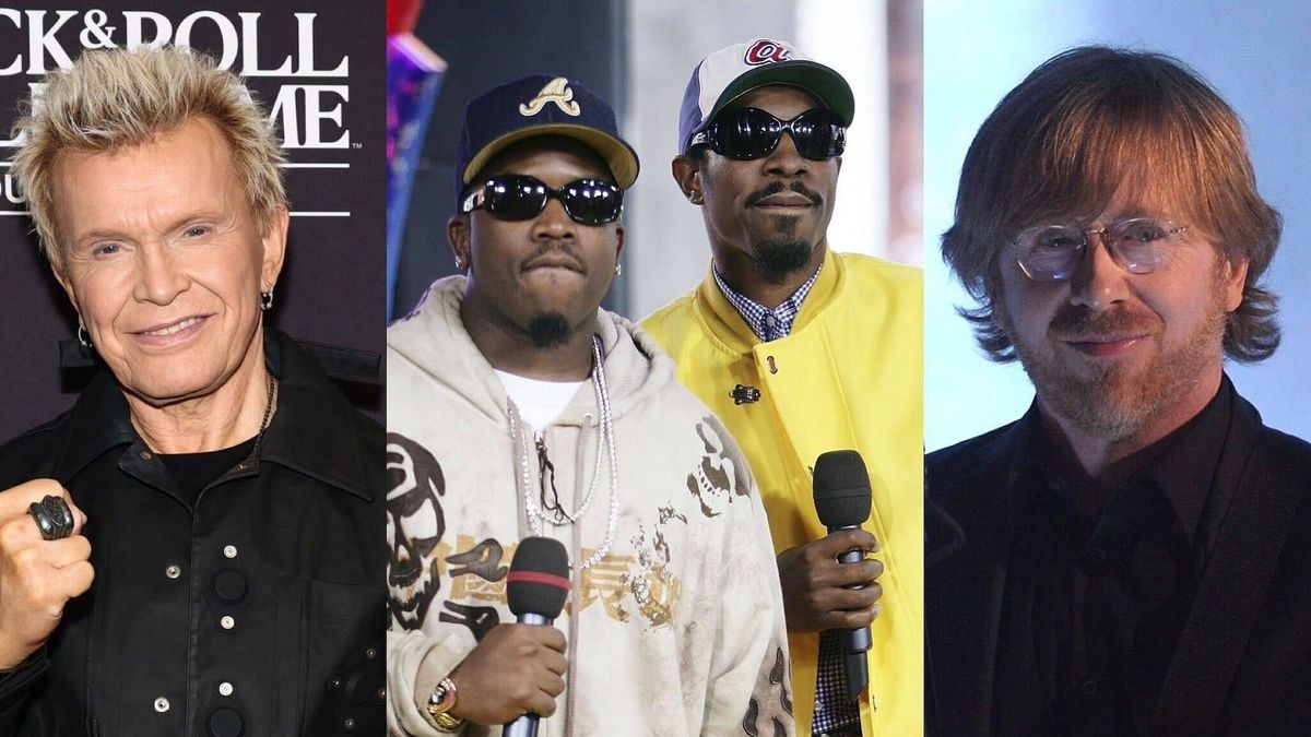 Billy Idol, Outkast, Trey Anastasio of Phish