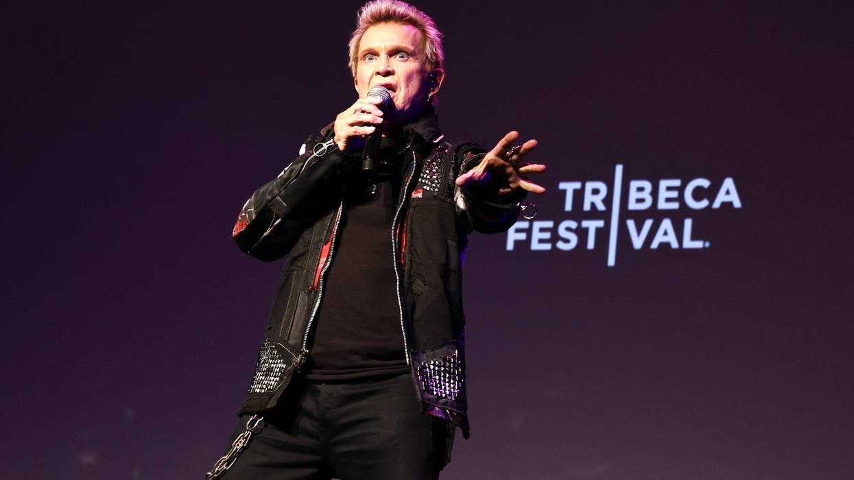 Billy Idol performs onstage at the "Billy Idol Should Be Dead" premiere during the 2025 Tribeca Festival at BMCC Theater on June 10, 2025 in New York City.