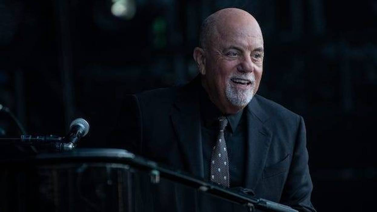 Billy Joel takes the stage before performing at Comerica Park in Detroit on Saturday, July 9, 2022