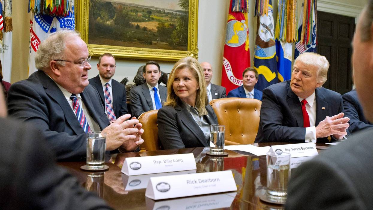 Billy Long with Donald Trump