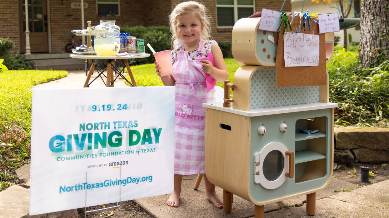 Birdie and her lemonade stand business