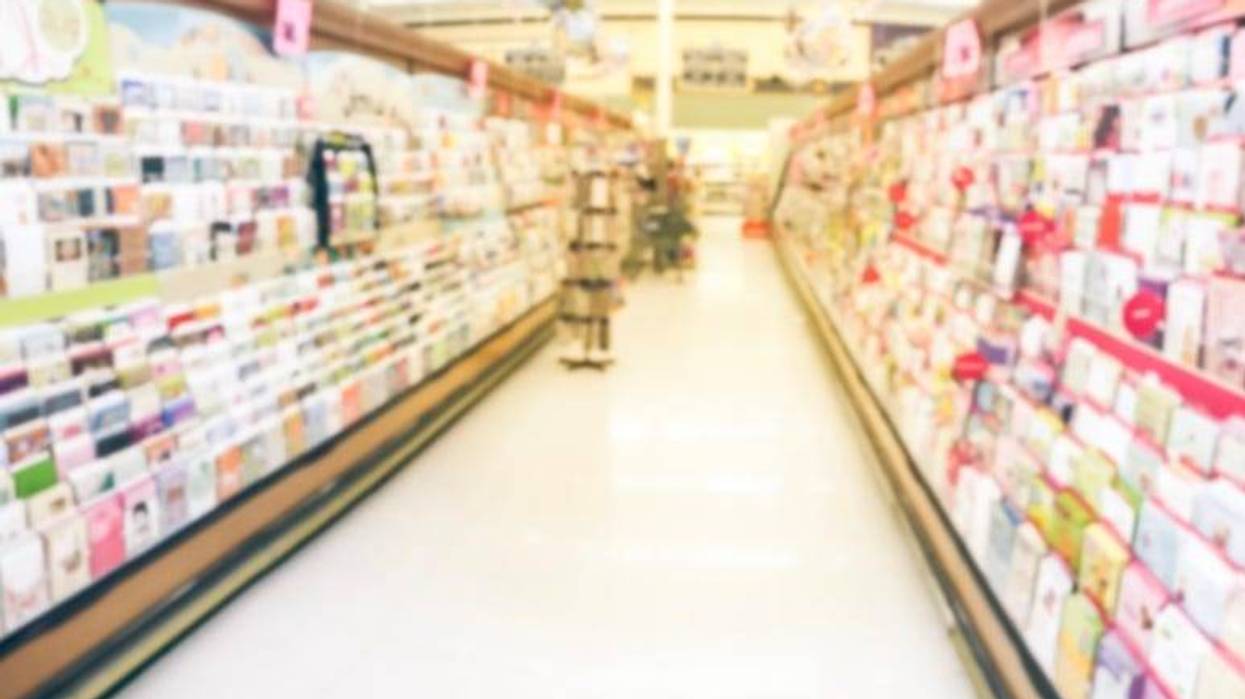 Birthday Cards, Store, Blurry, Display, Supermarket