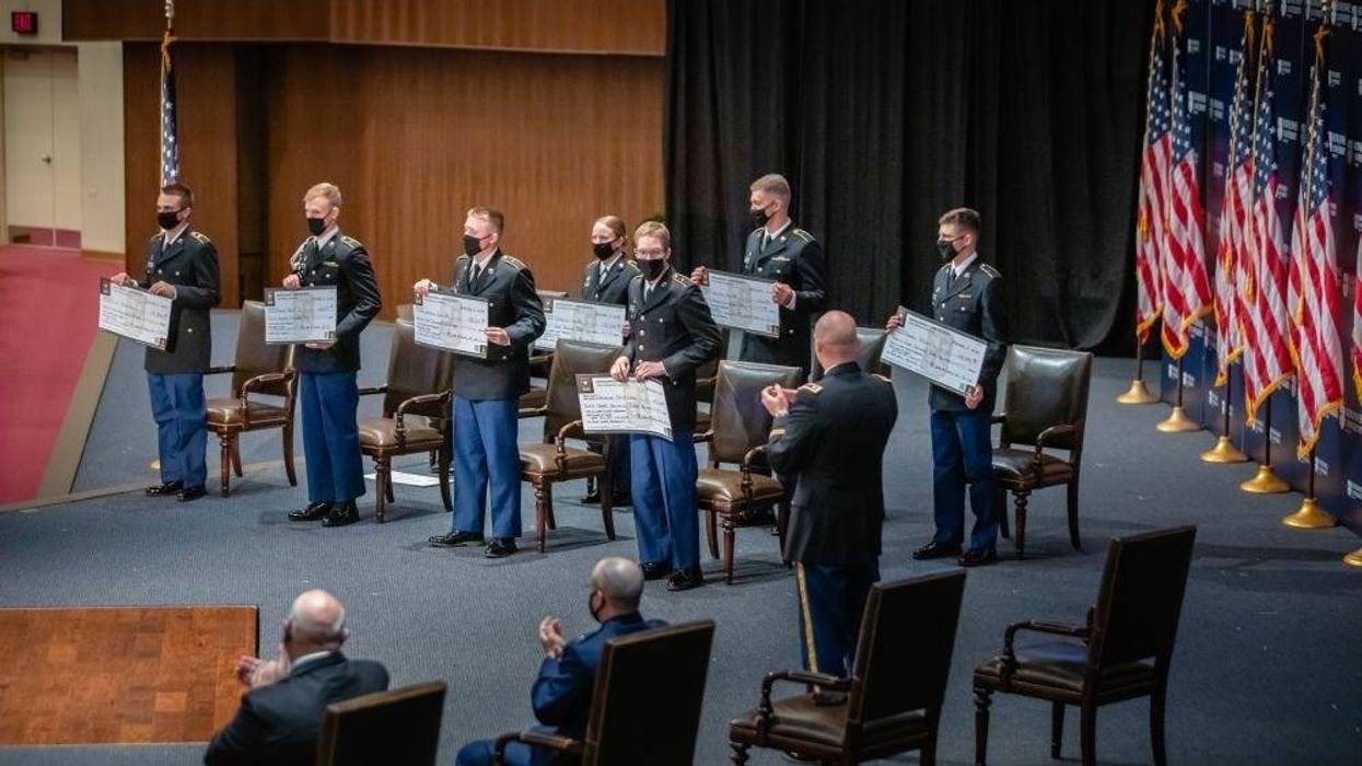 BJU holds Army/Air Force ROTC contracting ceremony Friday September 11, 2020.
