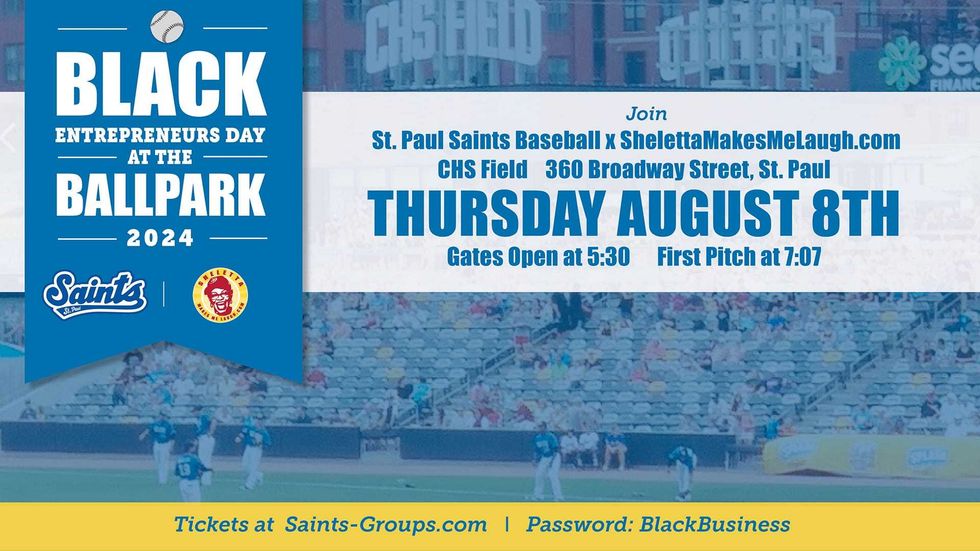 Black Business Night at the Ballpark will help Black entrepreneurs pitch to Saint Paul Saints fans