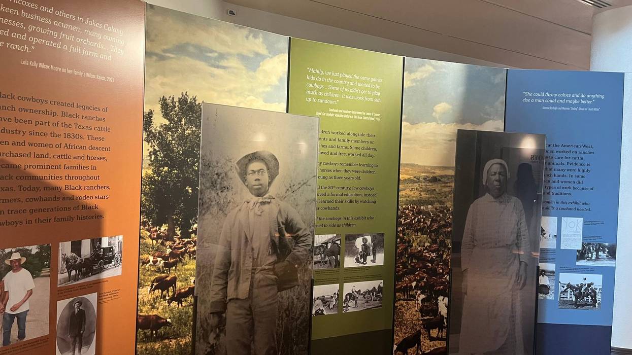 "Black Cowboys: An American Story" runs through April 15 at the African American Museum at Dallas' Fair Park.