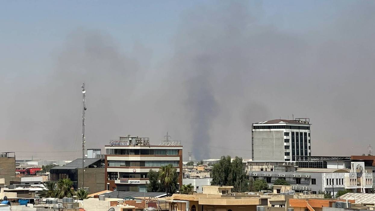 Explosions are heard near a US base in northern Iraq as US-Iran fighting escalates