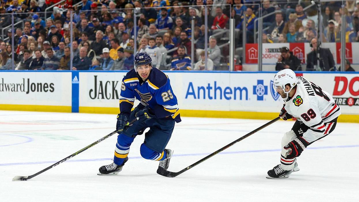 Blackhawks Blues Hockey