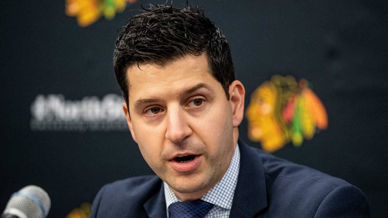 Blackhawks general manager Kyle Davidson