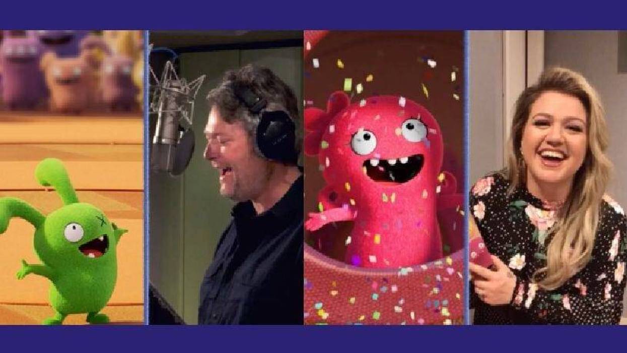 Blake Shelton & Kelly Clarkson in Ugly Dolls