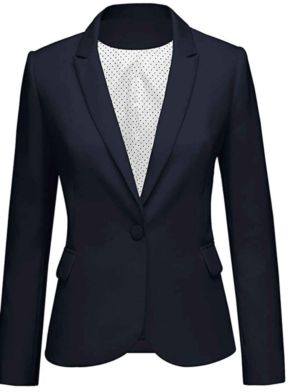 Kate Middleton dazzles in polka dot skirt, navy blazer and white heels ...
