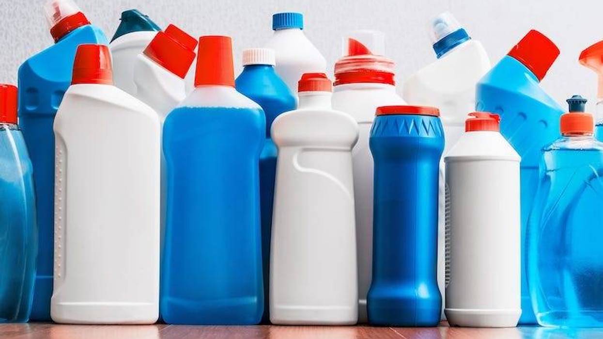 Bleach, Cleaning Products, Bottles