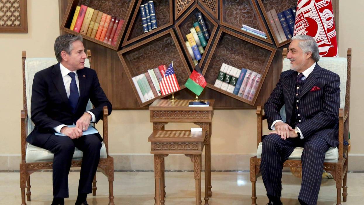 Blinken in Afghanistan to sell Biden troop withdrawal