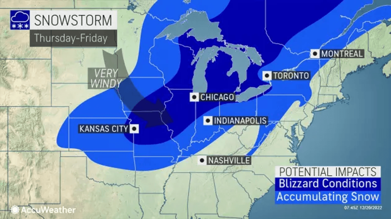 Blizzard conditions expected in winter storm this week