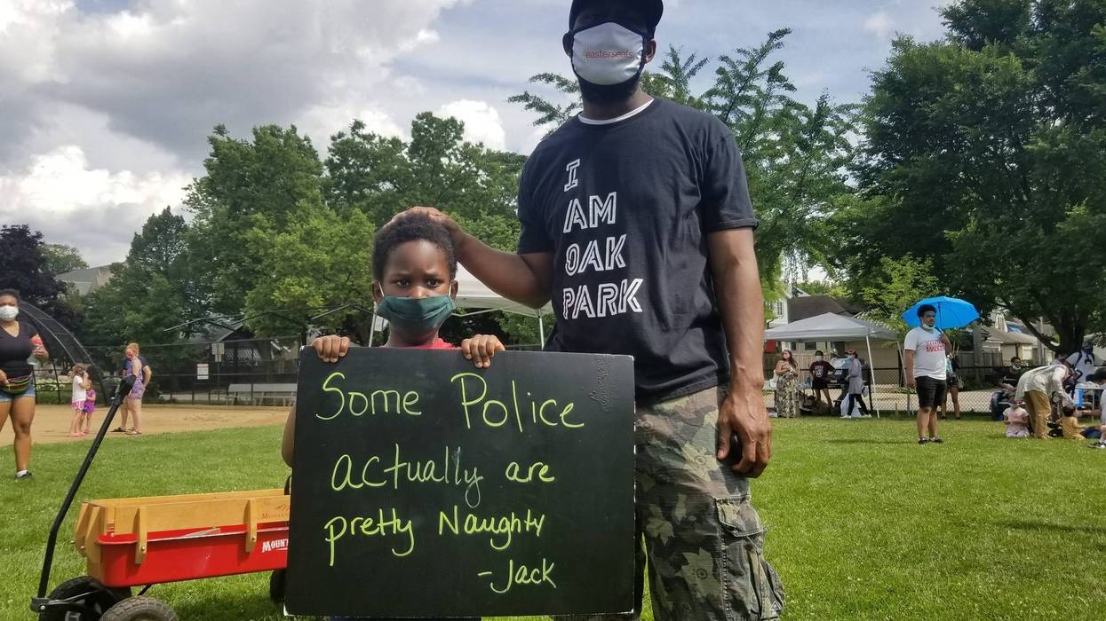 BLM Oak Park protest