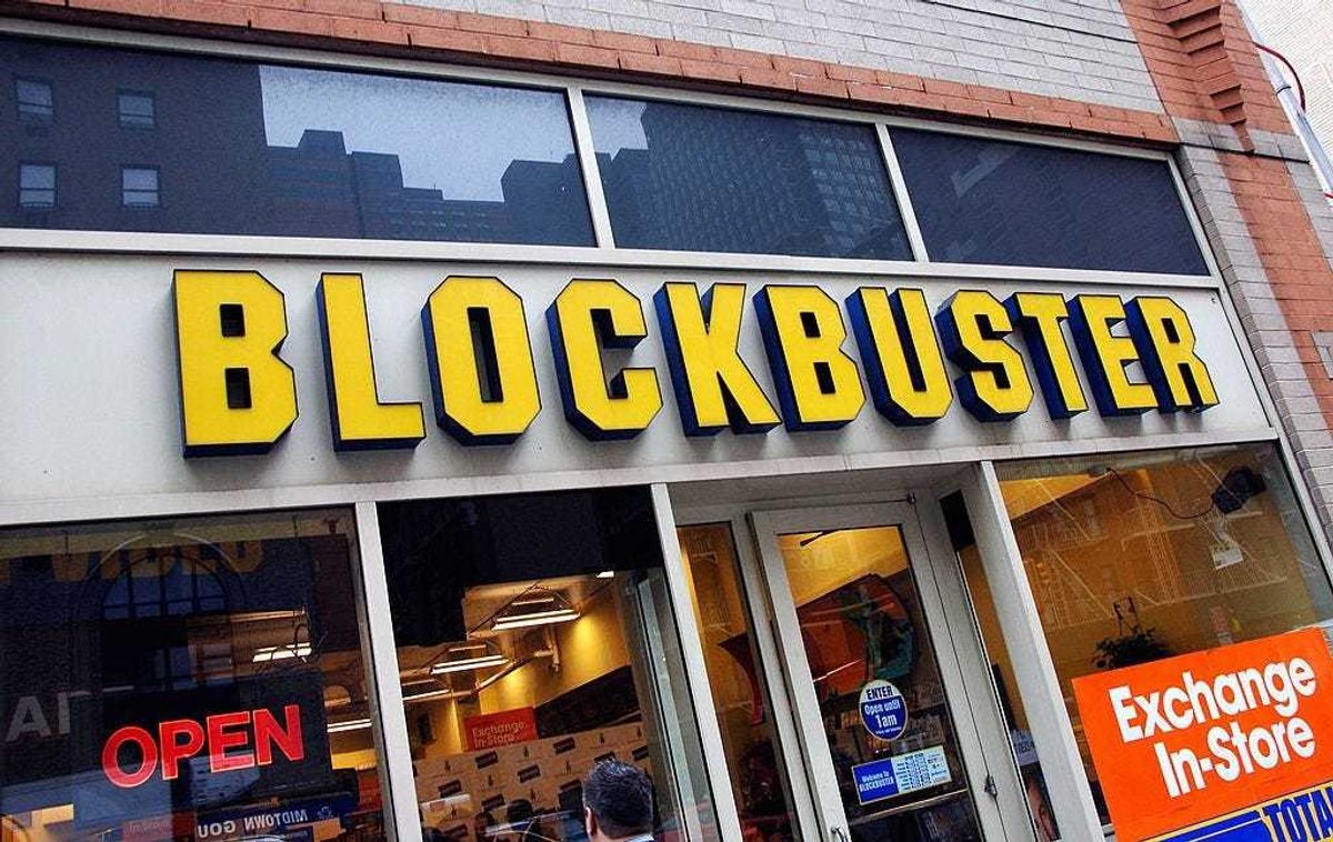 Blockbuster storefront