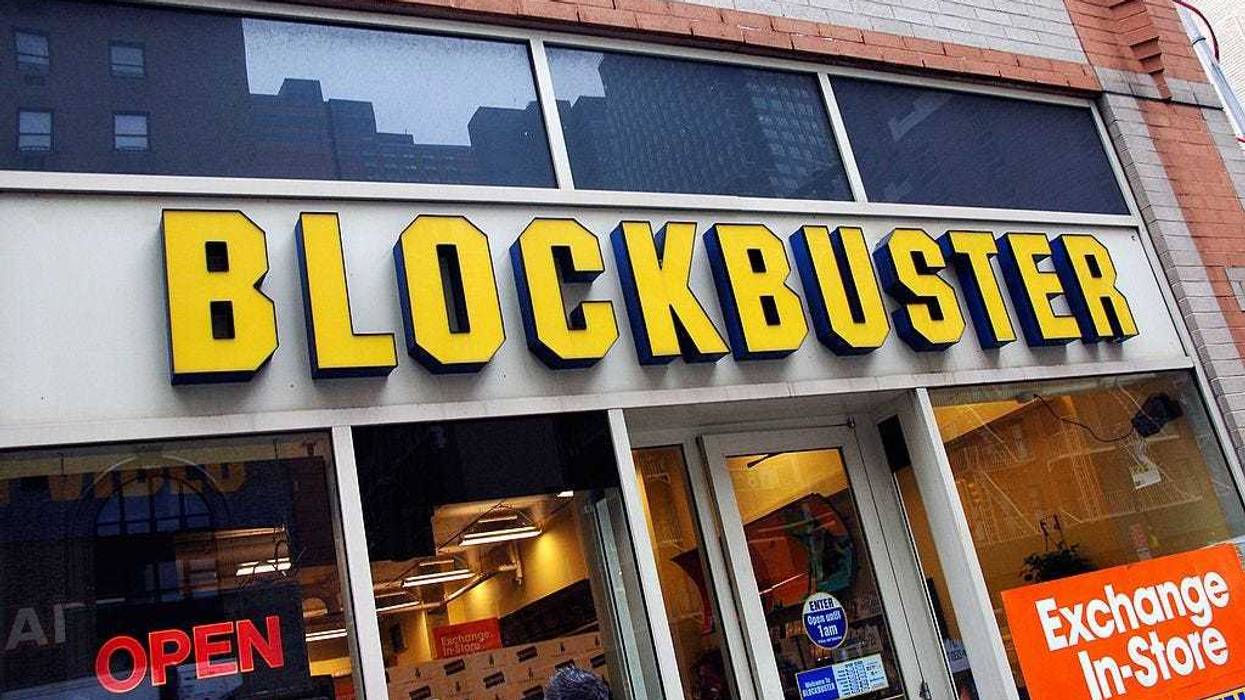 Blockbuster storefront