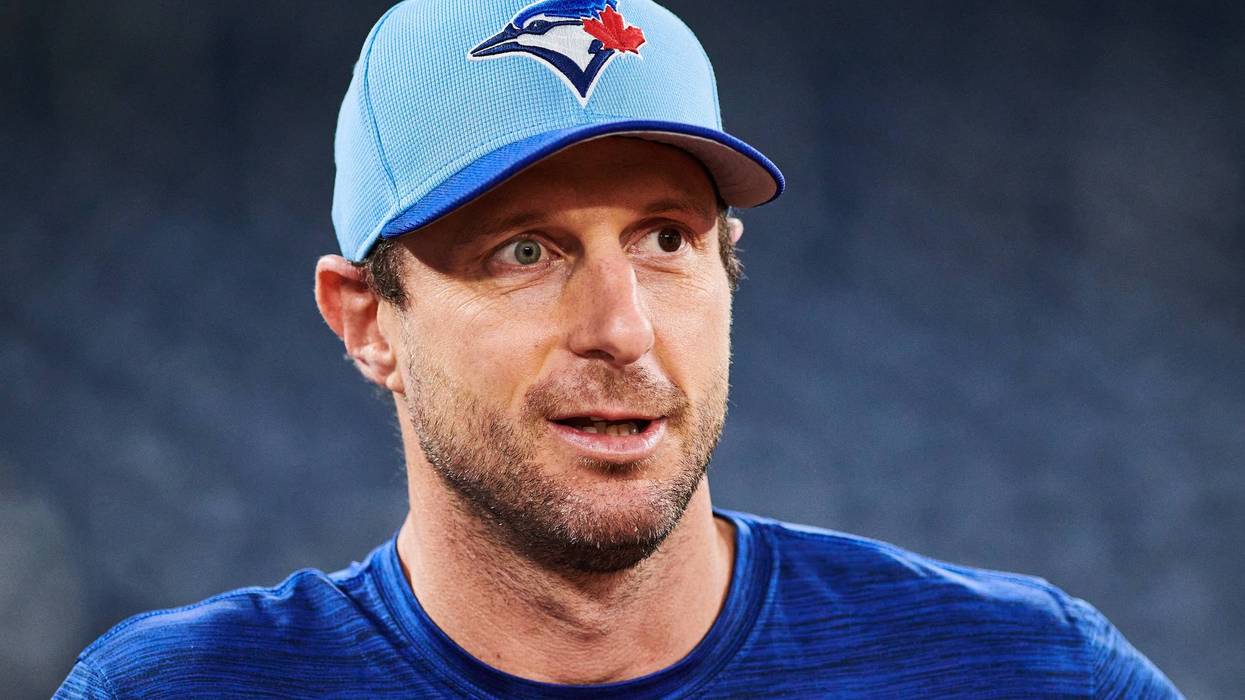 Blue Jays Scherzer Baseball