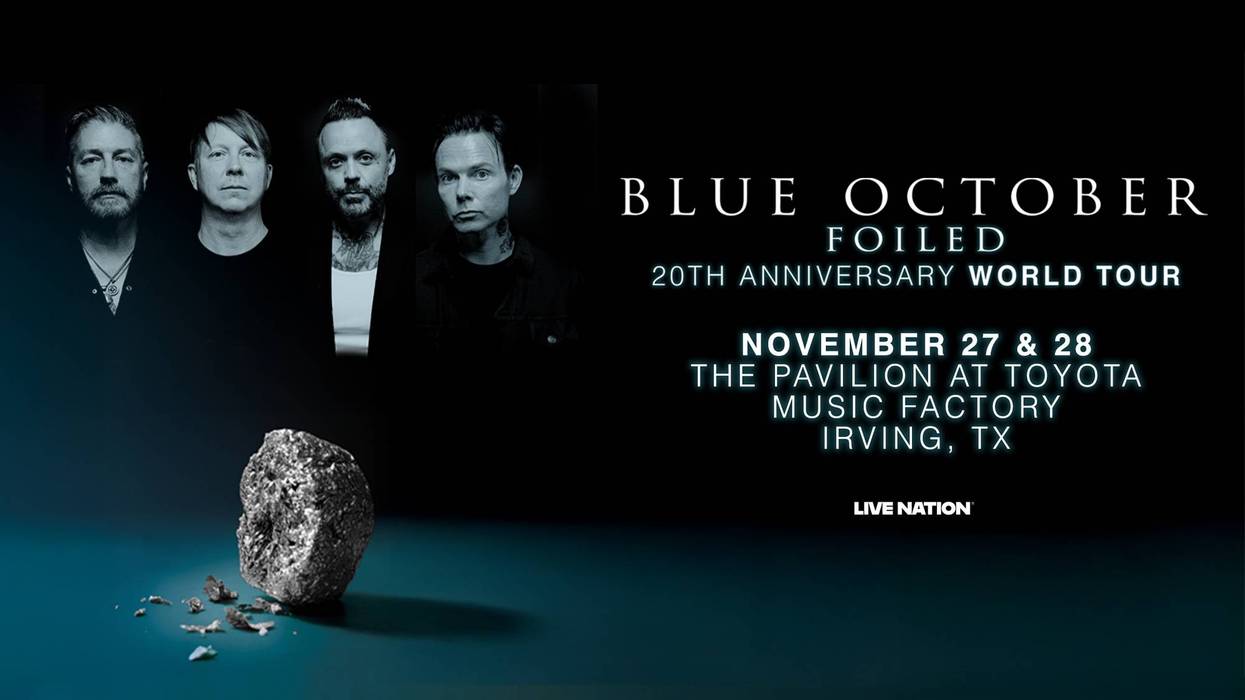 Blue October: Foiled 20th Anniversary World Tour