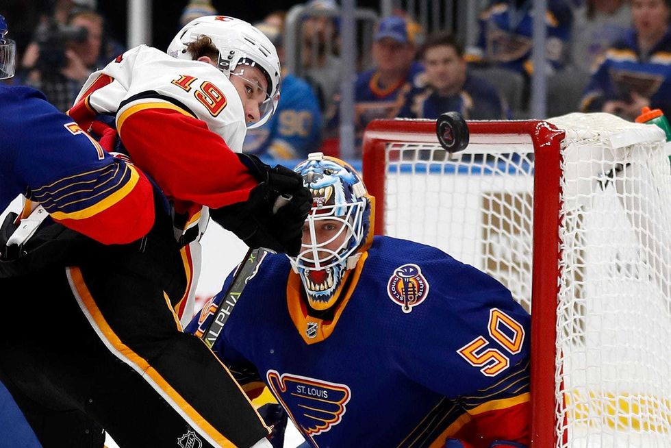 Blues vs. Flames