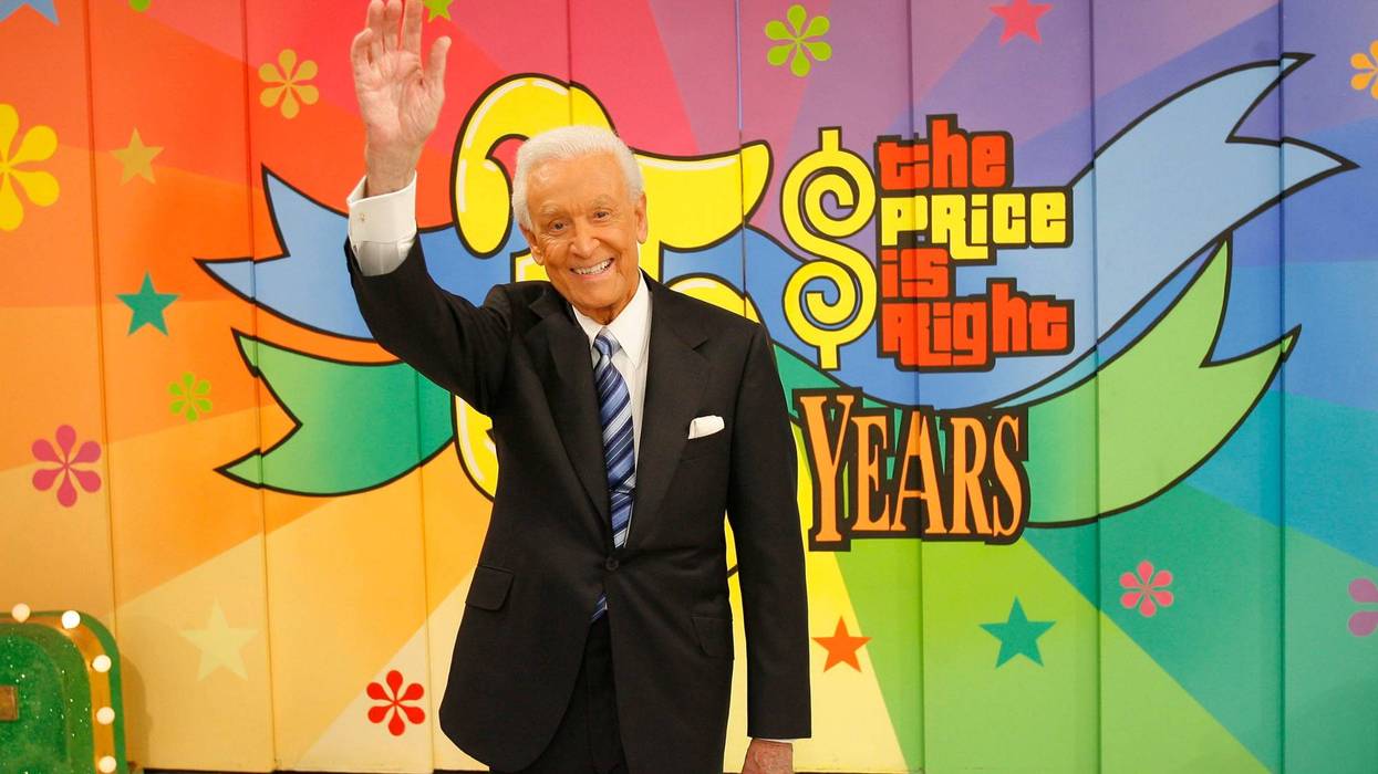 bob barker waving to camera
