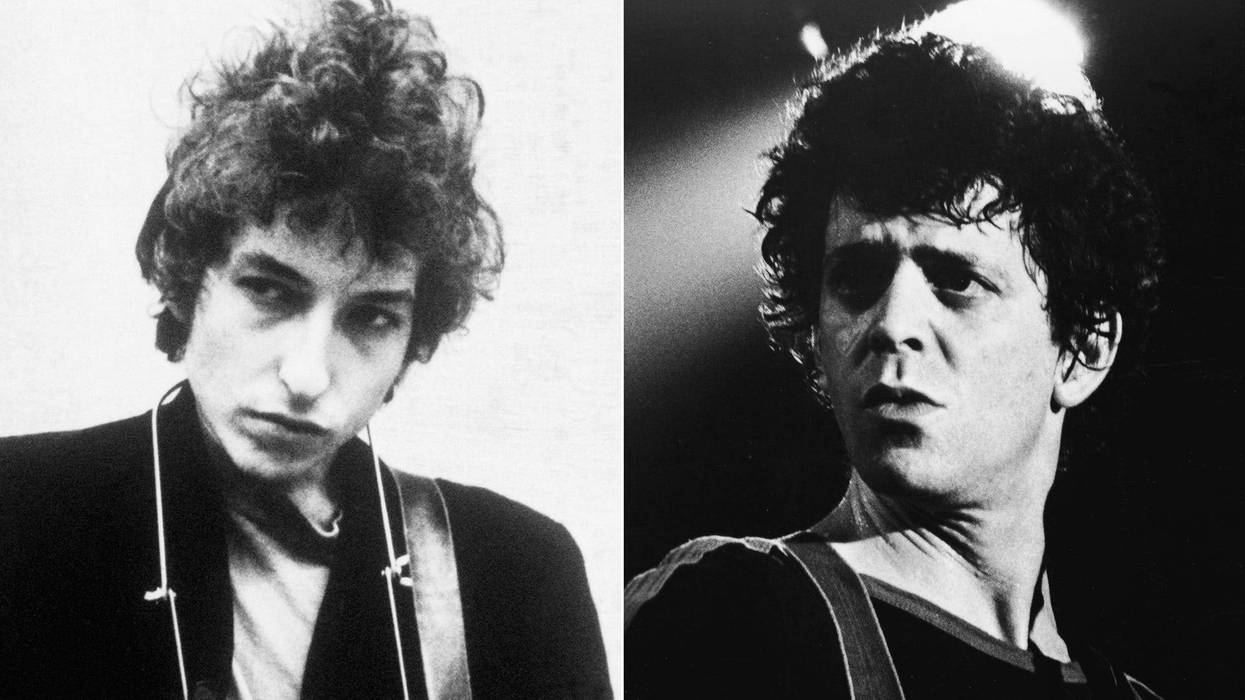 Bob Dylan and Lou Reed