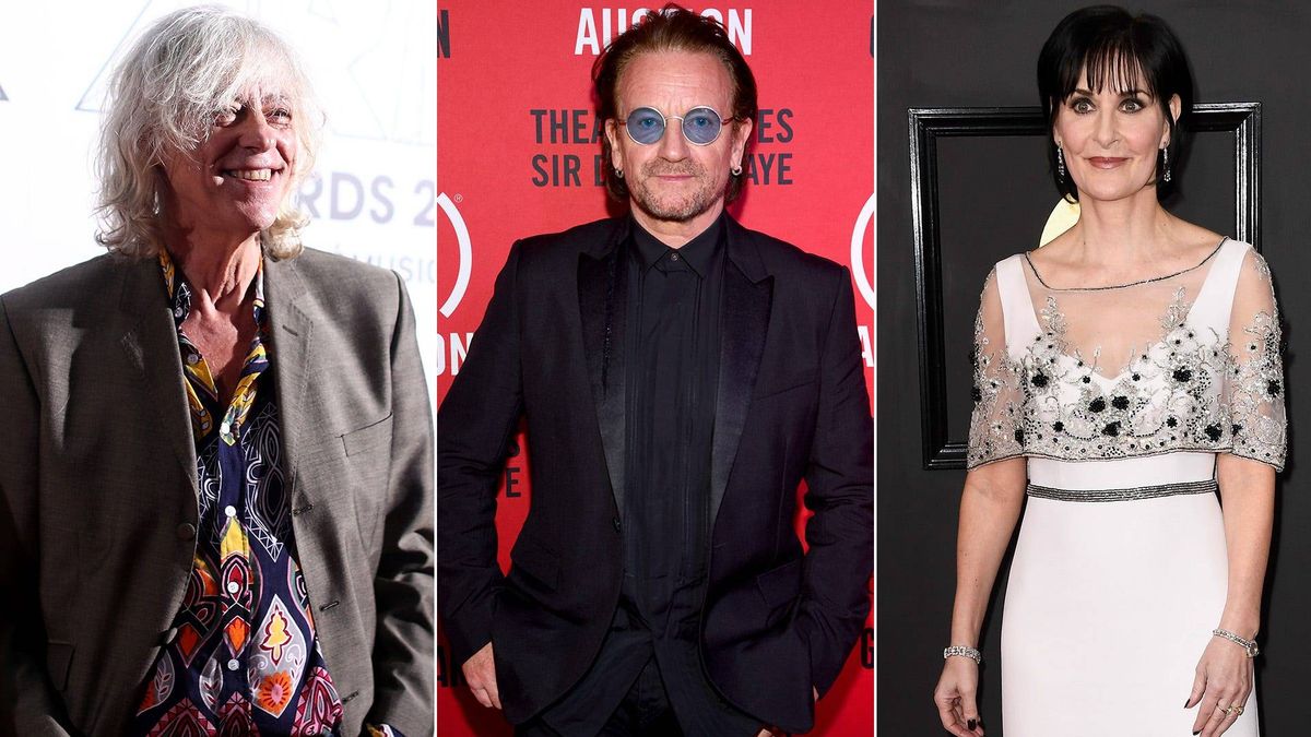 Bob Geldof, Bono, Enya