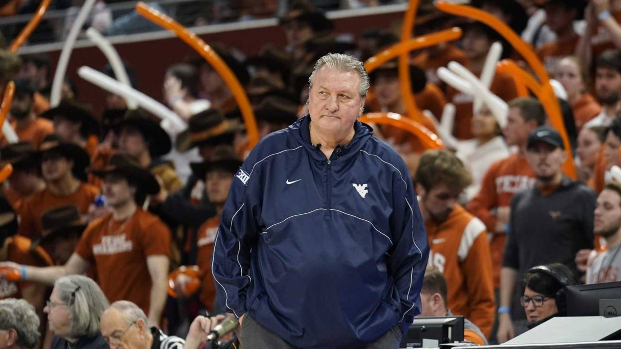 Bob Huggins on sidelines