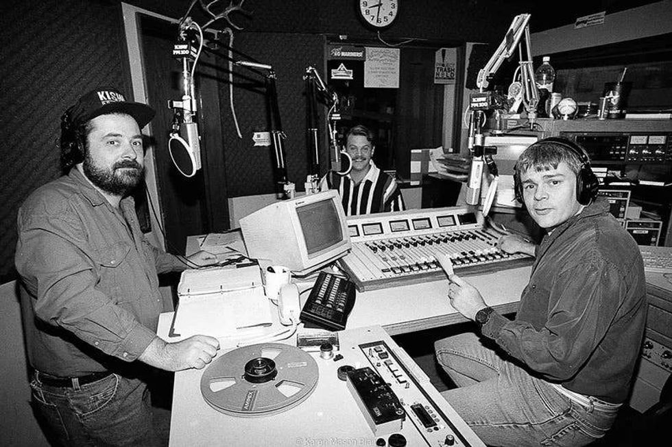 Bob Rivers in KISW studios