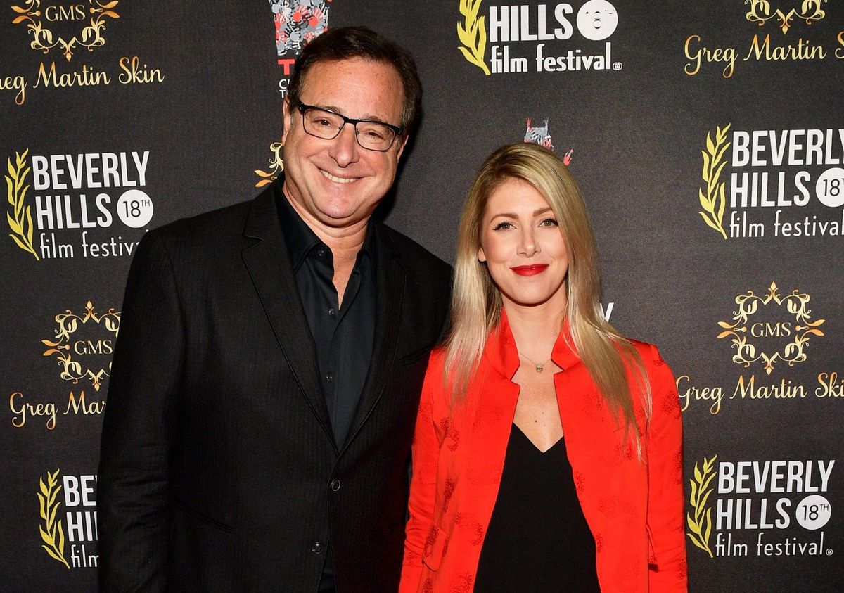 Bob Saget and Kelly Rizzo attend the 18th Annual International Beverly Hills Film Festival Opening Night Gala Premiere of "Benjamin" at TCL Chinese 6 Theatres on April 4, 2018 in Hollywood, California