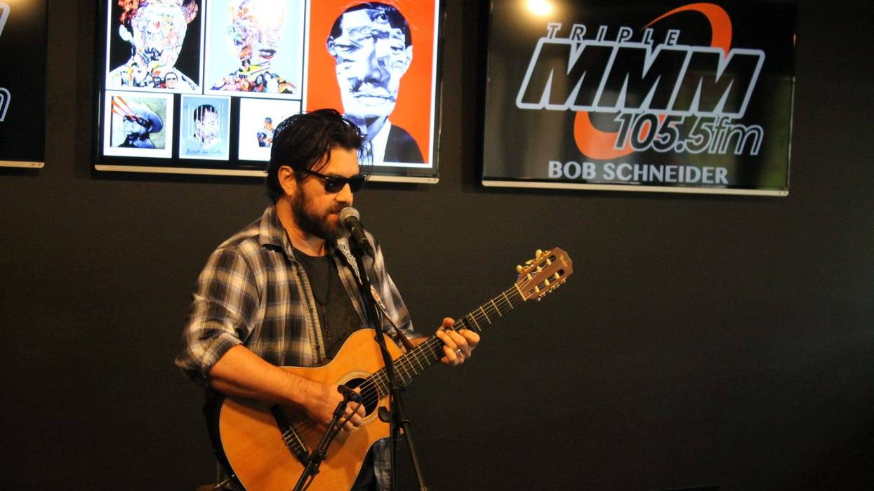 Bob Schneider in Studio M, 2015