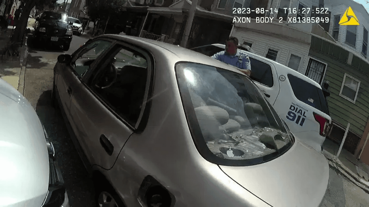Body-worn camera image released by Philadelphia District Attorney's Office