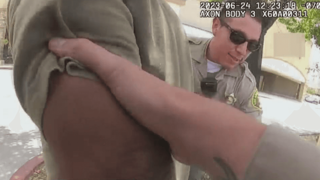 bodycam footage of sheriff deputies grabbing someone's arm