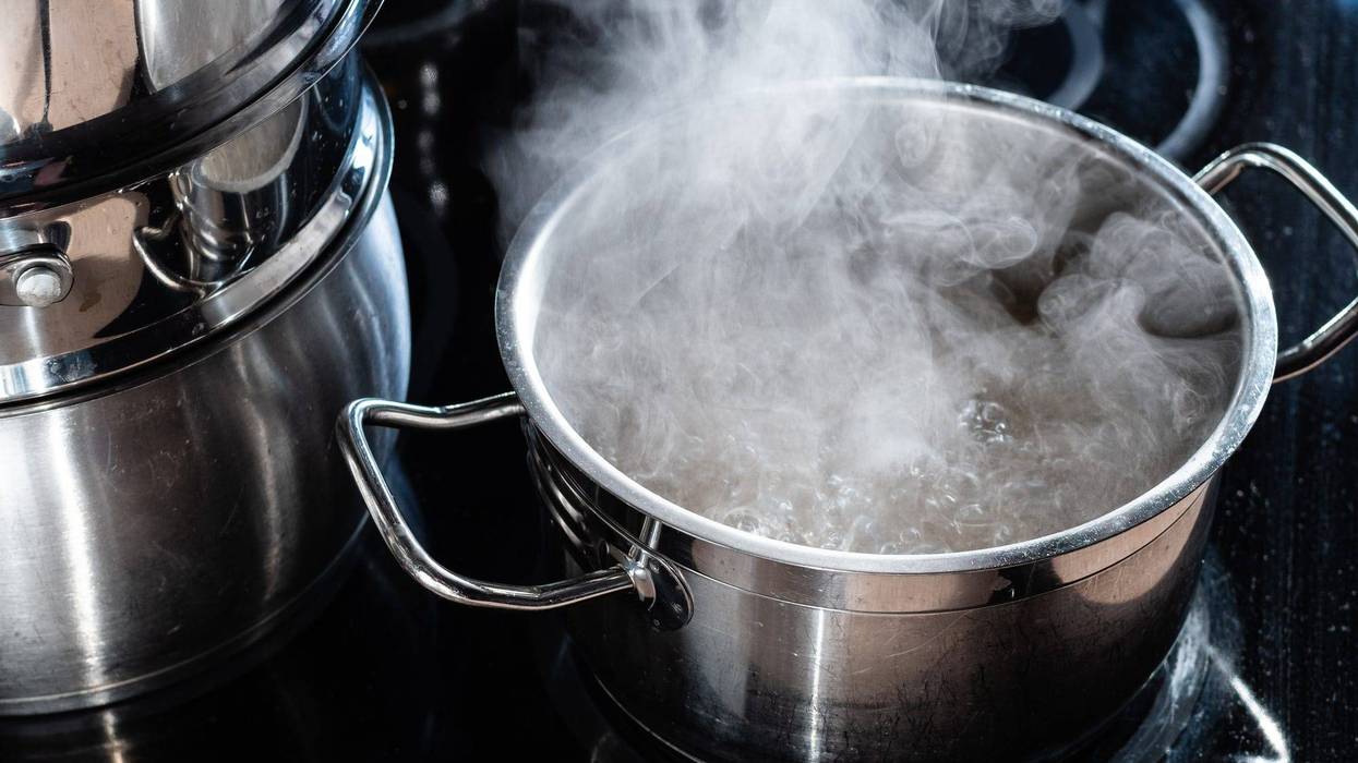 Boiling Water on a stove