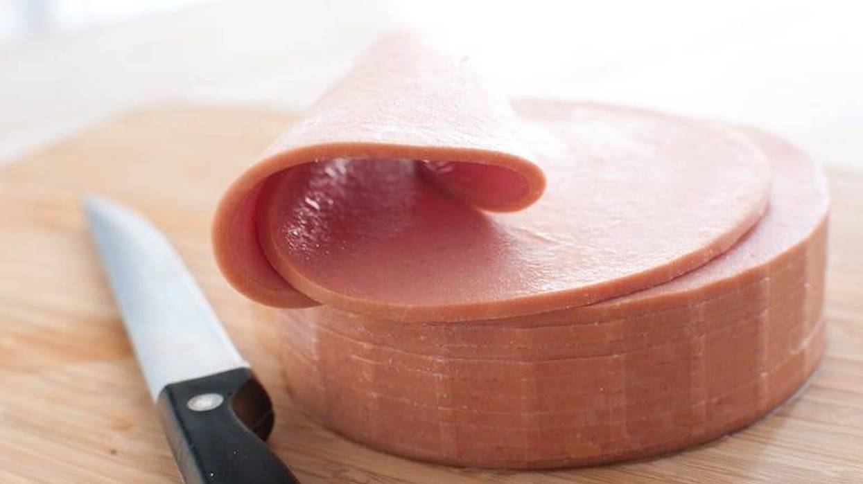 Bologna, Slices, Cutting Board, Knife