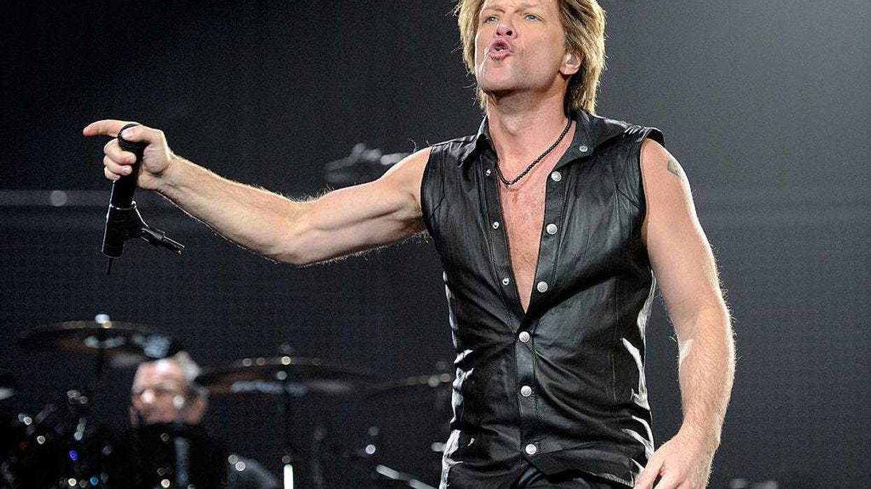 Bon Jovi singer Jon Bon Jovi performs at the MGM Grand Garden Arena March 19, 2011 in Las Vegas, Nevada. (Photo by Ethan Miller/Getty Images)