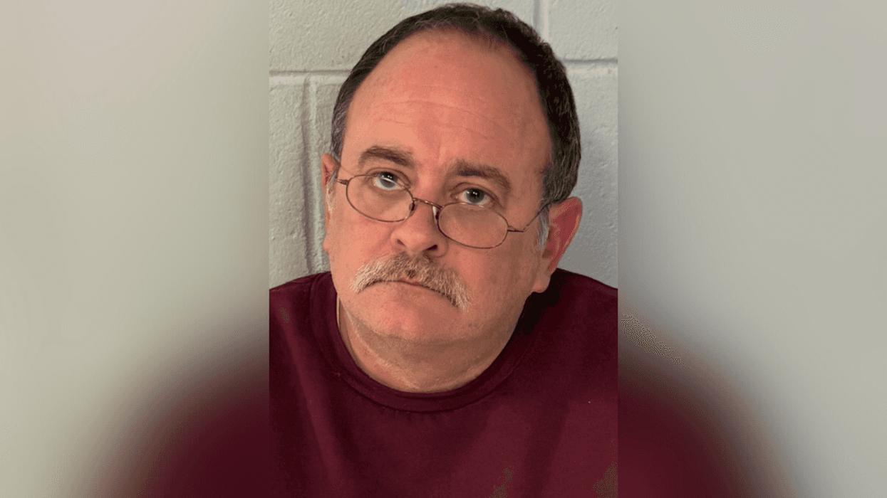 Booking photo of 55-year-old Richard Doerrmann.