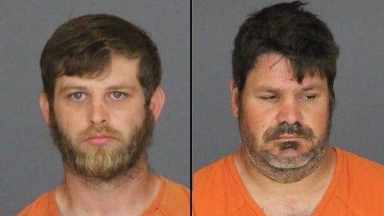 Booking photos of Austin Ray Sabb-Visga (left) and Todd Alan Sabb-Visga (right)