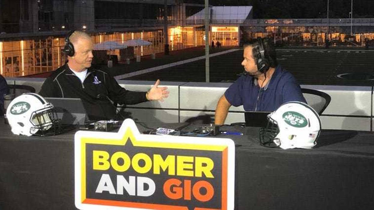 Boomer and Gio broadcast live from Jets training camp in Florham Park, New Jersey, on Aug. 20, 2018.