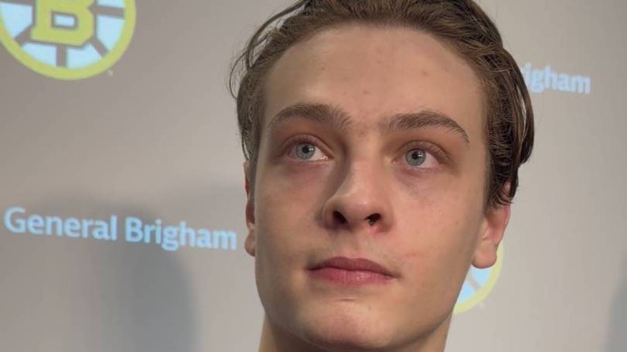 What we learned at James Hagens' first Bruins practice